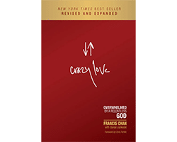 This is the cover for a great Christian book for women called Crazy Love.